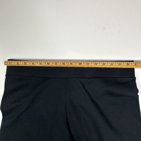 EUC J.Jill Pure Jill Women Pants Black Full Leg Cropped Pull On Pima Cotton Sz M - Picture 6 of 11